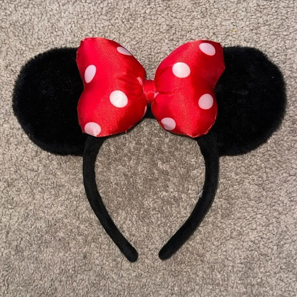 Minnie Mouse Velvet Costume Headband!